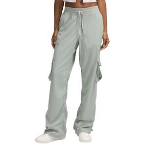 Lululemon Dance Studio Relaxed-Fit Mid-Rise Cargo Pant Jade Grey Green Size S